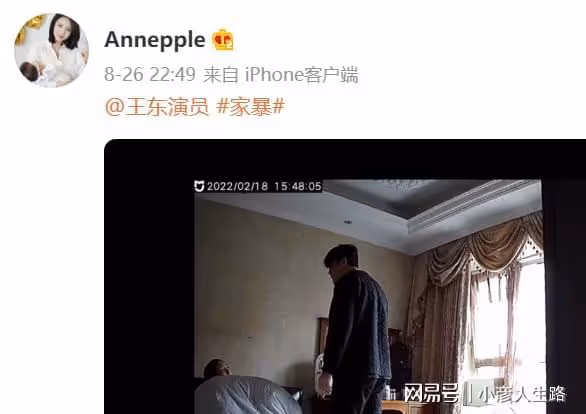 王東家暴出軌事業涼涼,自曝是王東出軌對象的女網友現改口否認