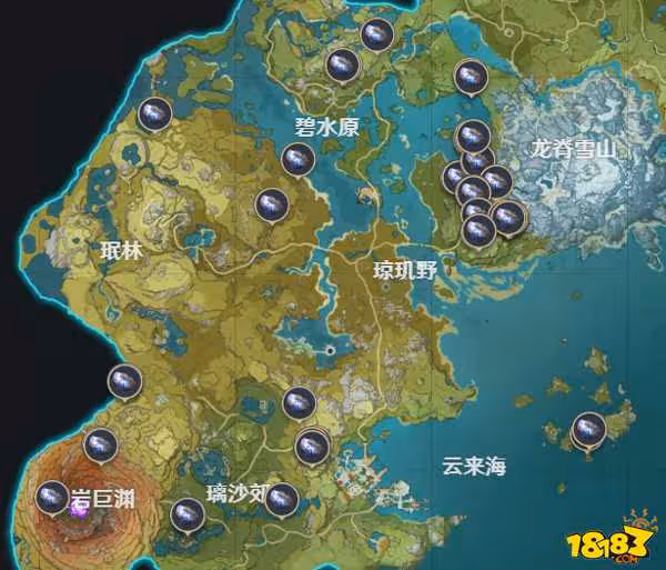 原神璃月特產位置在哪 原神璃月特產位置圖解
