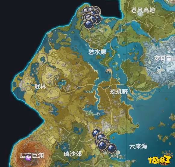 原神璃月特產位置在哪 原神璃月特產位置圖解