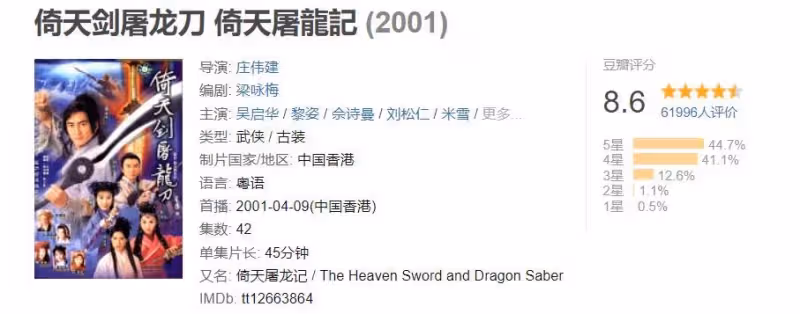 同樣都演「周芷若」:周海媚顏值巔峰,高圓圓清純可人, 看到佘詩曼:真是少女感十足