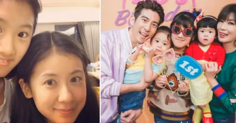 慶15歲女兒生！賈靜雯終於公開「梧桐妹正面照」不再遮擋   母女同框「五官互換」根本認不出