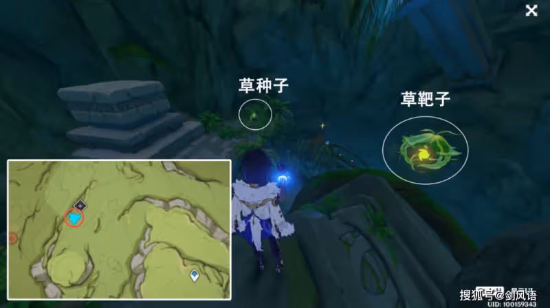 原神：二凈甸水底傳送點和「童夢的切片」秘境+茸曹窟地下傳送點
