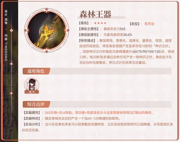 《原神》須彌鍛造武器介紹及適配角色推薦