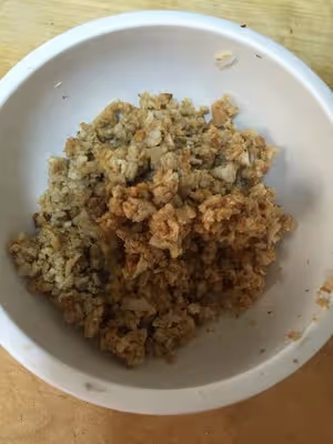 蘿蔔餡餃子（豬油渣版）