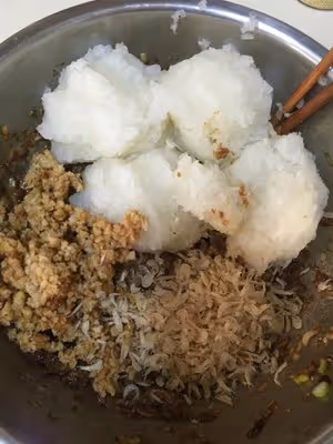 蘿蔔餡餃子（豬油渣版）