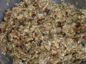 蘿蔔餡餃子（豬油渣版）
