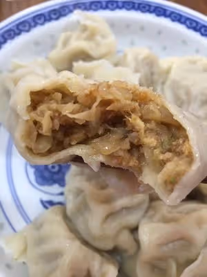 蘿蔔餡餃子（豬油渣版）