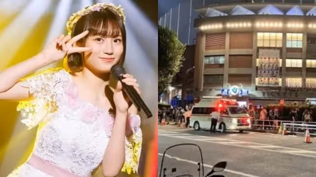 表演時意外踩空　日本女偶像頭朝地摔下階梯