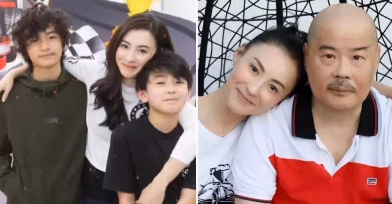 父女情深！張柏芝罕曬與爸爸合影，依偎在爸爸肩膀上像小女孩兒，畫面超甜