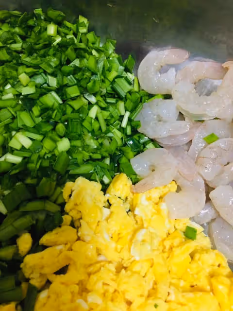 韭菜雞蛋蝦仁餃子（清真）