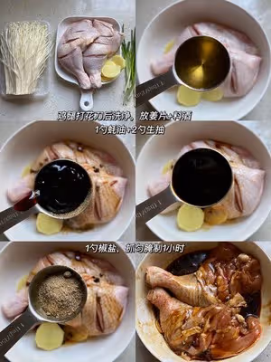 椒鹽蒸雞腿