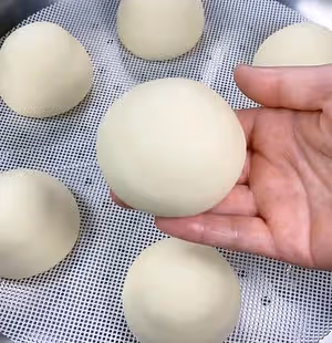 燙麵饅頭（一次發酵，個個水光肌）