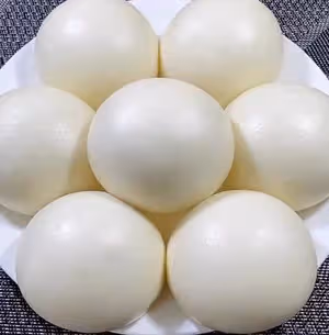 燙麵饅頭（一次發酵，個個水光肌）