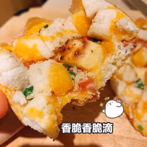快手系列-香脆饅頭蛋披薩