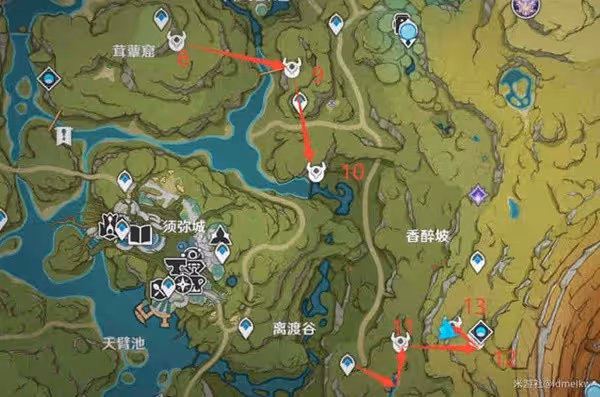 《原神》3.0須彌地區全76個蘭那羅位置匯總