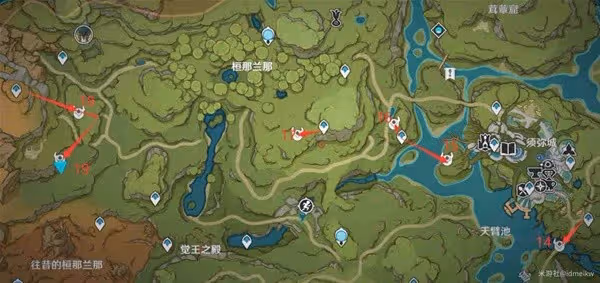 《原神》3.0須彌地區全76個蘭那羅位置匯總