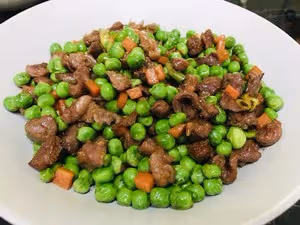 豌豆牛肉粒—快手、下飯菜