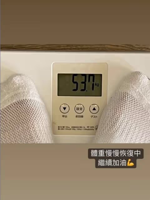 肌肉流失暴瘦10公斤　林志穎發體重照透露復健近況