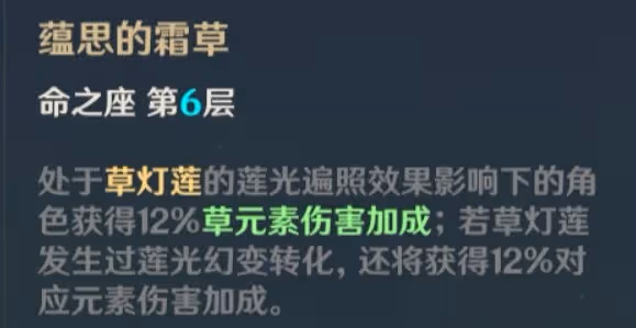 《原神》柯萊技能及命座解析