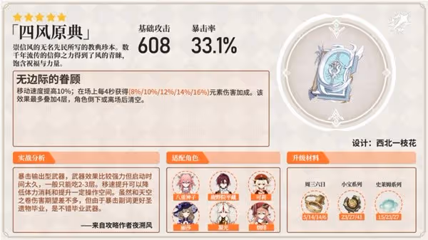 《原神》強力法器分析及使用角色推薦