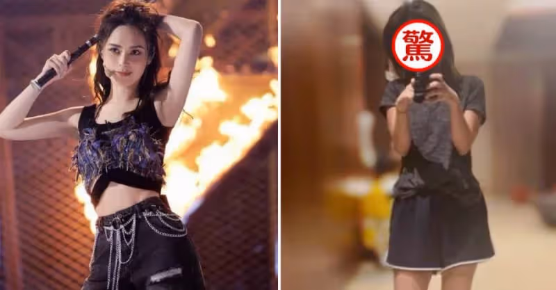 41歲阿嬌近照曝光！膚白貌美身材纖細，暴瘦50斤秀出「筷子腿」，網友：像美回18歲
