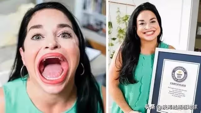 43張圖看世界:中國美女進軍日本娛樂業,長有最大嘴的女性