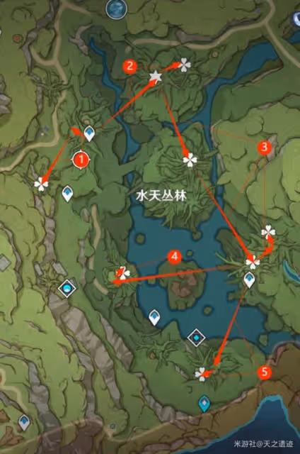 《原神》3.0水天叢林華麗寶箱解謎攻略