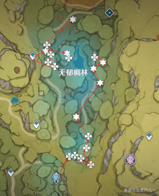 《原神》樹王聖體菇購買與採集點位標註