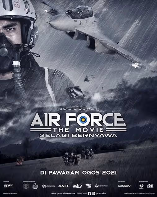 大馬空軍電影《Air Force》　上映7天票房破1300萬令吉！