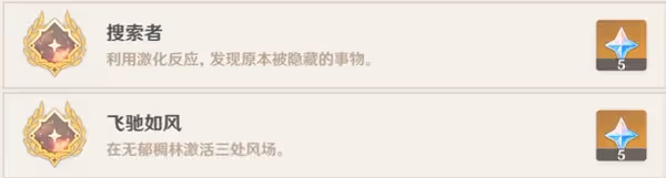 《原神》搜索者與飛馳如風成就解鎖指南