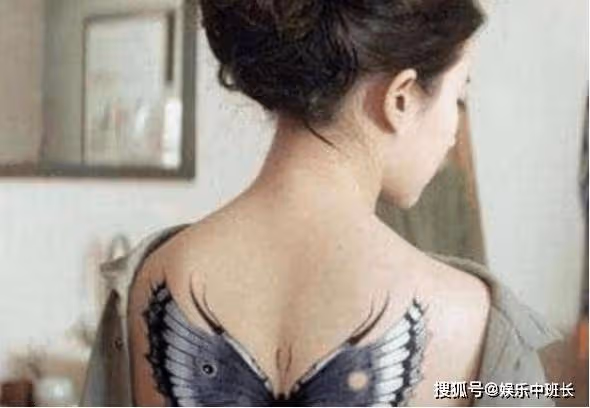 有種「大膽」叫劉亦菲的紋身，當她一轉身，粉絲：笑不出來