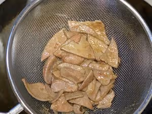 家常炒肝尖