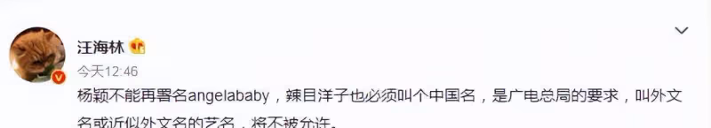 廣電封殺Angelababy、YokoRamu等洋名,是該鼓掌還是矯枉過正?
