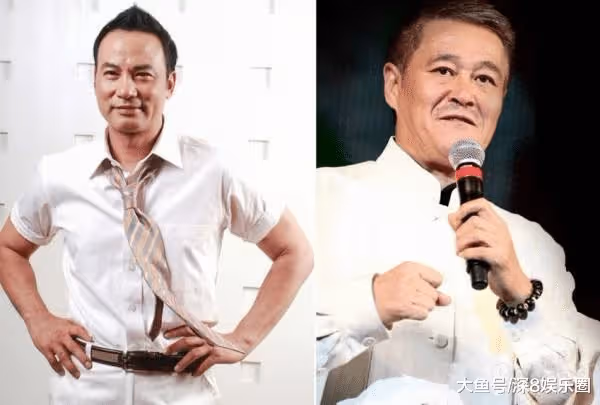 64歲任達華攜小12歲嬌妻近照,蒼老不少,179CM老婆岔開雙腿照顧他面子