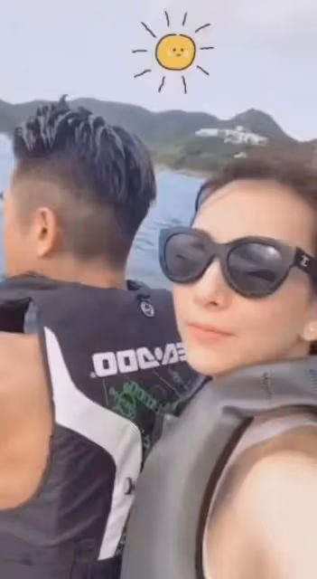 天王嫂方媛暑假帶女兒騎車 短T短裙大秀完美身材 網民贊少女味十足