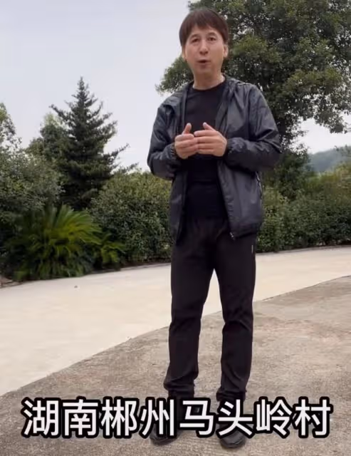 港星曹榮回湖南老家!抓2把番薯葉喂豬接地氣,數頭肥豬滿地跑