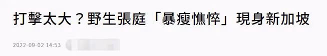 52歲張庭近照曝光,素顏露面去新加坡,網友稱其撞臉陳坤