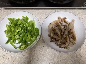 青椒炒豬肚絲