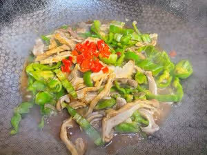 青椒炒豬肚絲