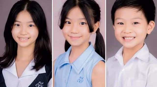 TVB知名綠葉曬子女開學照!12歲大女兒五官立體,被指撞臉韓星