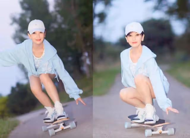 永遠的白娘子!67歲女星「街頭溜滑板」大家不看好 當她一站上去「超大反差」全網看呆
