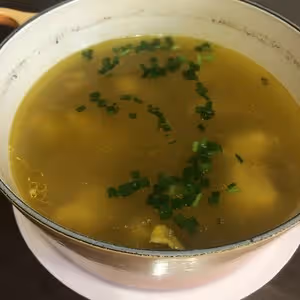 琺琅鍋：黃油油的老母雞湯