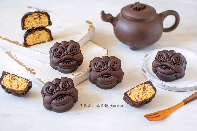 巧克力廣式月餅｜一口就愛上！巧克力控不要錯過