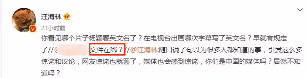 angelababy英文名被禁用?本人回應「不改」