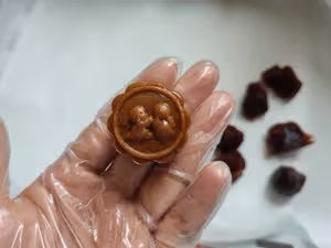 迷你黑糖山楂小月餅㊙️花紋清晰立體不翻車