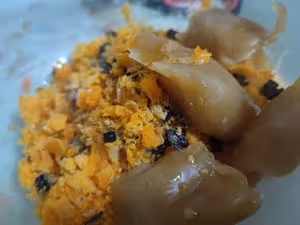 原創丨迷你萌虎小月餅丨海苔肉鬆金沙蛋黃月餅配方分享