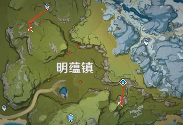 《原神》鍾離突破材料石珀採集路線規劃