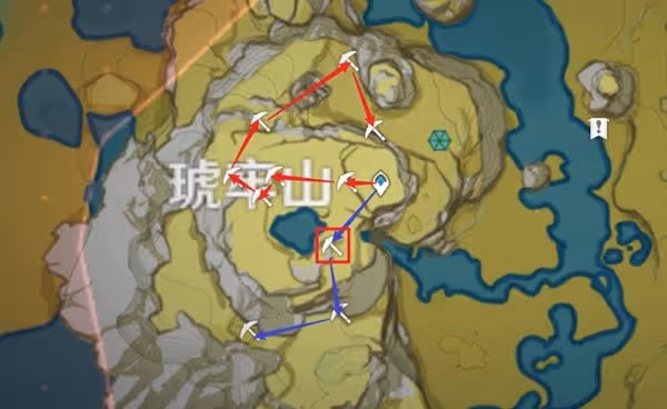 《原神》鍾離突破材料石珀採集路線規劃