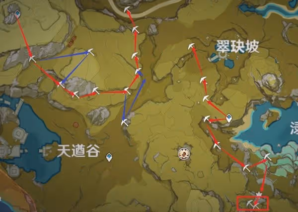 《原神》鍾離突破材料石珀採集路線規劃