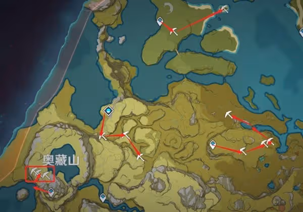 《原神》鍾離突破材料石珀採集路線規劃